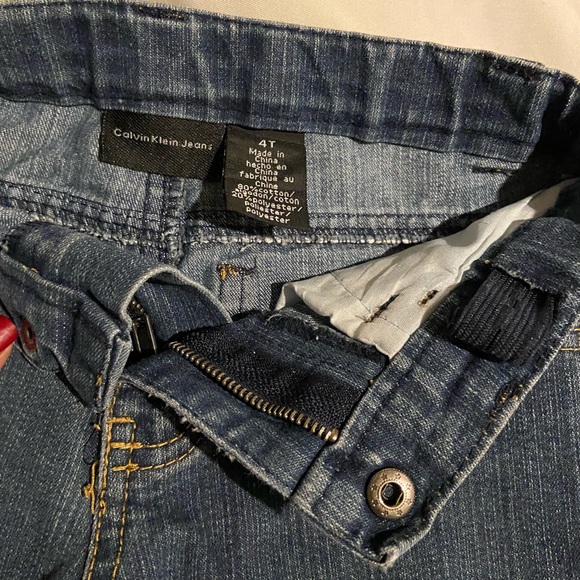 Calvin Klein jeans toddler boys 4T stretchy - Picture 3 of 5